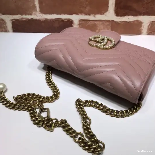 Firstbag ru Bag Marmont GUCCI GG Belt Pearl Chain 0605